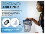 Epic Water Filters Pure Filter Pitchers for Drinking Water, 10 Cup 150 Gallon Filter, Tritan BPA Free, Removes Fluoride, Chlorine, Lead, Forever Chemicals