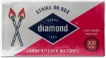 Diamond- Strike ON Box Matches [3 BXS of 300] (Original Version)…= 900 Count