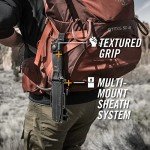 Gerber Gear StrongArm - Fixed-Blade Camping & Hunting Knife with Striking Pommel & Sheath - Premium Survival Gear - Black, Plain Edge