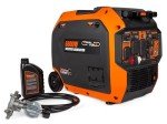 WEN Quiet 6800-Watt Dual Fuel RV-Ready Electric Start Portable Inverter Generator with Fuel Shut Off and CO Watchdog for Electric Vehicle Backup (DF680iX)