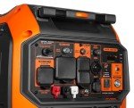 WEN Quiet 6800-Watt Dual Fuel RV-Ready Electric Start Portable Inverter Generator with Fuel Shut Off and CO Watchdog for Electric Vehicle Backup (DF680iX)