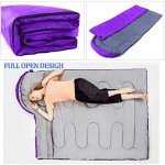 Sleeping Bag, Lightweight 3 Season Weather Sleep Bags for Kids Adults Girls Women, Microfiber Filled 5-20 Degree for Backpacking/Hiking/Camping/Mountaineering with Compression Sack