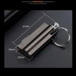 maollaa Waterproof Flints Fire Starter Match, Portable Flints and Steel Fire Starter Kit, Permanent Match Strike Set 10000 Times, Camping Fire Starter Survival Tool (Black Cylinder)