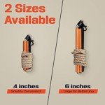 Fire Starter Survival Tool - All-in-One Patented Flint and Steel Fire Starter Kit - Ferro Rod Fire Starter with 36" Waterproof Tinder Wick Rope and Steel Fire Striker | Prepared4X