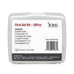 DMI Mini 20-Piece First-Aid Kit, All-Purpose Use for Minor Cuts and Scrapes, Durable Water-Resistant Case, Convenient and Portable, FSA & HSA Eligible