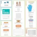 Be Smart Get Prepared 330 Piece First Aid Kit, All-Purpose: Clean, Treat, Protect Minor Cuts, Scrapes, Home, Office, Car, School, Travel, Emergency, Survival, Outdoor, Camping & Sports, FSA HSA