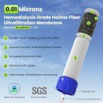 Purewell Outdoor Water Filter Personal Water Filtration Straw Emergency Survival Gear Water Purifier for Camping Hiking Climbing Backpacking