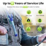 Purewell Outdoor Water Filter Personal Water Filtration Straw Emergency Survival Gear Water Purifier for Camping Hiking Climbing Backpacking