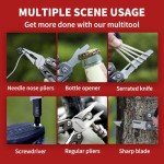 WETOLS Multitool Gifts for Him Boyfriend Husband, 21-in-1 Pliers Tool Mens Gifts Birthday Gifts for Men Dad Grandpa, Self-locking Multi Tool EDC Versatile Tool for Outdoors, DIY, Home,Garden
