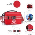 GEVOKE Professional 500 Piece Emergency First Aid Kit for Home, Car, Travel, Camping, Truck, Hiking, Sports, Office, Vehicle & Outdoor Emergencies - Emergency Medical Kit, Large First Aid Kit Survival