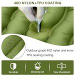 Yuzonc Camping Sleeping Pad, Ultralight Camping Mat with Pillow Built-in Foot Pump Inflatable Sleeping Pads Compact for Camping Backpacking Hiking Traveling Tent