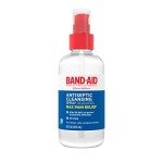 Band-Aid Brand Pain Relieving Antiseptic Cleansing Spray, Pramoxine HCl, 8 fl. Oz