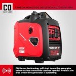 PowerSmart 2500-Watt Gas Powered Portable Inverter Generator, CO Sensor, Super Quiet for Camping, Home Emergency Use, EPA Compliant 2025 Version