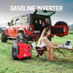 PowerSmart 2500-Watt Gas Powered Portable Inverter Generator, CO Sensor, Super Quiet for Camping, Home Emergency Use, EPA Compliant 2025 Version