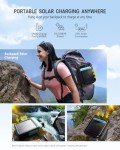 BKLES 3-in-1 Solar Electric Water Filter with Hand Pump - Camping Water Filtration System Survival, Portable Water Purifier with Emergency Light, Survival Kit for Hiking Travel Backpacking Hunting