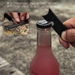 LAIYOHO 2-Pack Portable Outdoor Magnesium Fire Starter Kit with Handcrafted Wooden Handle - Reusable Camping Fire Igniter Stick for Outdoor Camping, Hiking, and Survival