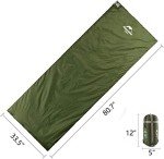 Naturehike Lightweight Ultralight Sleeping Bag, Envelope Backpacking Portable, Waterproof, Comfort with Compression Sack for 3 Season Camping, Traveling, Hiking