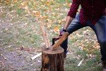 INTERTOOL Wood Splitting Maul and and Hatchet Set - 35-inch Axe and 15-inch Camping Chopping Hatchet with Shock Absorbing Fiberglass Handles with Blade Protectors HT-0275-0261