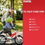 Evantek First Aid Kit Medical Med - 155 Pcs Kit Waterproof Emergency Kit for Camping Hiking Home Outdoor Truck Vehicle Car Fishing Travel Biking (RED) 1