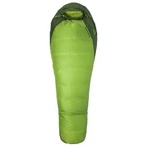 Marmot Men's Trestles 30° Sleeping Bag | Insulated, Water-Resistant, Left-Zip, Green Lichen/Greenland, Long