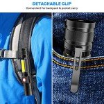 Rechargeable LED Flashlights, Magnetic Flashlight Super Bright Tactical Flashlight with SideLight,USB Rechargeable,Zoomable,Waterproof Best Small Flashlight for Camping, Emergency