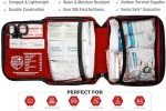 Swiss Safe 2-in-1 First Aid Kit for Car, Travel & Home, Businesses - Bonus Mini Kit for Medical Emergency Aid, Survival, Camping - FSA & HSA Eligible - 200 Pcs, Medium FAK