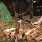 Gerber Gear Freescape Hatchet, 17.5" Forged Steel Blade Axe with Sheath for Survival, Bushcraft and Camping Gear, Lightweight and Durable