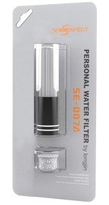 Personal Straw Water Filter to purify Water, Emergency Water Straws Portable Gear for Hiking, Camping, Travel, Fishing, Outing and Emergency Preparedness （1 Filter Cartridge ）