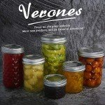 VERONES Mason Jars 6 OZ, 30 PACK 6oz Mason jars Canning Jars Jelly Jars With Lids, Ideal for Jam, Honey, Wedding Favors, Shower Favors