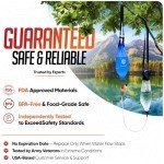 Practical Survival Gravity Water Filtration System – 2 High Capacity Lightweight Hanging Bags for Backpacking, Camping, Survival, Hiking, Hunting - Dirty, Clean Water Bags and Water Filter Included