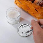 128-Count, Regular Mouth Canning Lids for Ball, Kerr Jars - Split-Type Metal Mason Jar Lids for Canning - Food Grade Material, 100% Fit & Airtight for Regular Mouth Jars