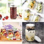 128-Count, Regular Mouth Canning Lids for Ball, Kerr Jars - Split-Type Metal Mason Jar Lids for Canning - Food Grade Material, 100% Fit & Airtight for Regular Mouth Jars