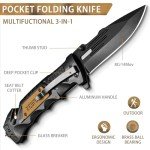 NedFoss DA75 Survival Pocket Folding Knife