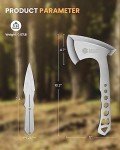 Sahara Sailor Throwing Axes, 3 Pack 10inch Throwing Axes and Tomahawks Set, with Bottle Openers, a Wrench and Nylon Sheath for Competiton and Recreation