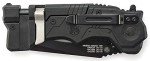 Smith & Wesson 1st Response SW911B 8.2in High Carbon S.S. Assisted Opening Knife with 3.4in Serrated Tanto Blade and Nylon Handle for Outdoor, Tactical, Survival and EDC