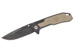 Smith & Wesson SW609 8.3in High Carbon S.S. Folding Knife with 3.6in Drop Point Blade and Stonewashed G-10 Handle for Outdoor, Tactical, Survival and EDC