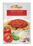 Mrs. Wages Pasta Sauce Canning Mix, Easy-To-Use, Simple Homemade Pasta Sauce, Great Flavor, Easy To Freeze or Serve Fresh, 5 oz Packet (Value Pack of 6)