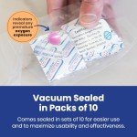 Wallaby 500cc Oxygen Absorbers - 100 Count - for Long Term Food Storage & Survival, Mylar Bags, Canning, Harvest Right Freeze Dryer, Dehydrated, and Preserved Foods - FDA Food Safe 500cc