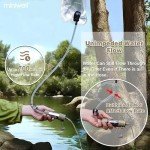 Miniwell L630 Portable Water Filter with Upgraded Vacuum Packaging - 25 Year Storage, Long Lasting and Versatile Usage Options, 2 Pack Filter and 1L Bottles