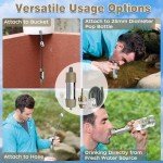 Miniwell L630 Portable Water Filter with Upgraded Vacuum Packaging - 25 Year Storage, Long Lasting and Versatile Usage Options, 2 Pack Filter and 1L Bottles