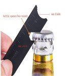 Giskieo Magnesium Flint Fire Starter, Survival Fire Blocks with Striker for Camping/Hiking/Emergency (4 Pack)