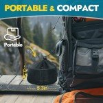 CANWAY Wood Stove, Windproof Backpacking Survival Stove