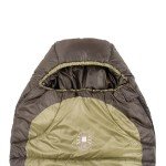 Coleman North Rim 0°F Big & Tall Sleeping Bag Cold-Weather Mummy Sleeping Bag for Adults No-Snag Zipper with Adjustable Hood for Warmth & Ventilation PFAS-Free
