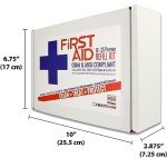 OSHA & ANSI First Aid Kit Refill/Upgrade, 25 Person, 78 Pieces, ANSI 2021 Class A for Office, Business, Home or car Boxes and cabinets: Fill Your kit or use to Upgrade to Current regulations