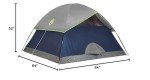 Coleman Sundome 3-Person Tent with Rainfly, Weatherproof Tent Sets Up in 10 Mins