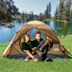 Camppal 2-3 Person Backpacking Tent, Waterproof Windproof 4 Season Tent for Camping, Easy Setup 2 Person Tent for Backpacking, Hiking, Hunting, Motor Cycling & Biking