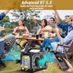 Emergency Radio Solar Crank Battery - 16000mAh/59200mWh Portable Survival Weather Radio AM FM NOAA Powered Phone Charger with LED Flashlight, Reading Lamp, SOS Alarm, Headphone Jack, Grey