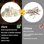 MAQIHAN Fire Starter - 30PACK Fire Plugs Fire Starter Survival Tool, Fire Starters for Campfires, Fire Starter Kit, Fire Starters for Survival, Fire Starter Sticks Fire Starters for Campfires Survival