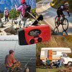 7400mWh Weather Emergency Radio, Portable SolarHand Crank Radios, Type-C USB Charge AM/FM/NOAA Radio 1W LED Flashlight 2000mAh Battery Powered Phone Charger, SOS Function for Emergencies