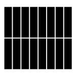 16 Count - Sheet of Adhesive Match Striker Strip Stickers (2" x 1/2") | Replacement Stryker Stricker for Safety Matches | Peel & Stick Flint Lighter Pad for Wood Mach Book (Solid Black, 16 Pack)